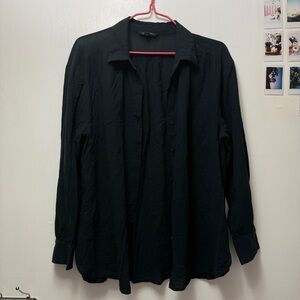 Black Cotton Shirt